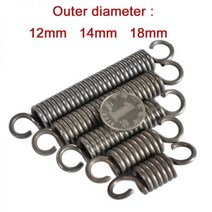 연장 장력 확장 스프링 와이어 직경 1.8mm 외경 12mm 14mm 18mm 길이 40mm - 500mm 스틸 DIY 공구 1개578671, 170mm