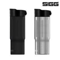 지그 젬스톤 보온 보냉 머그 텀블러, 블랙, 470ml