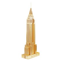 piececool 3d 금속 퍼즐 엠파이어 스테이트 빌딩 키트 십대 장난감 diy jigsaw 어셈블리 모델 키트, 금