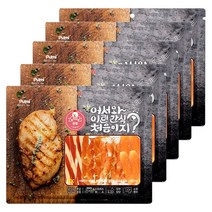 푸르미 반려견 어서와 이런간식 처음이지 건조 간식, 치킨종합, 5개