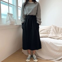 롱스커트 양포켓 구제 DM-210829