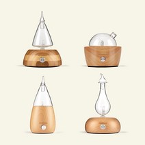 앳네이처 글라스우드 전자 디퓨저 아로마 에센셜 오일 10ml 발향 확산기 실내용, 돔, B_더 로즈10ml
