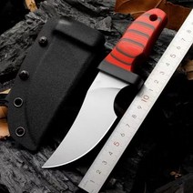 공구 나이프 야외 전술 칼 EDC 멀티 레이어 ATS-34 블레이드 생존, 01 red handle, 01 red handle