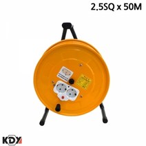 기타 KDY 접지형 전선릴 전기연장선 2.5SQ x 50M, 상세페이지 참조, 상세페이지 참조