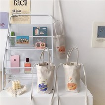 올곧음 미니 에코백 토드 크로스백 캔버스소재 텀블러 에코백 휴대폰가방 미니백 친환경 미니에코가방