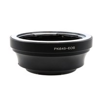 PK645-EOS 마운트 어댑터 링 펜탁스 645 시리즈 중형 렌즈 캐논 EOS EF 카메라 700d 1100d 5d 60d 등, 한개옵션0