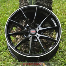 18인치 자동차휠 15 16 17 19 20 유광 블랙 레이싱 타이어, 18X8.5J, 라이트블랙