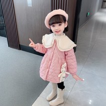 유블리 아동 여아 공주 누빔자켓 인형포함 필릿