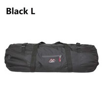 캠핑오거나이저대용량 접이식 텐트 보관 가방 수하물 배낭 파우치 방수 지퍼 버클 웨빙 정리 핸드백 팩, 02 Black L