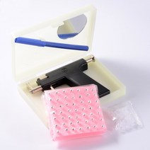 건열멸균기 고압멸균소독기 공간살균기 멸균기 미용실 적외선 소독기 전문 피어싱 건 도구 키트 귀 헬릭스 로브 세트 통증 없음 무균 무감염 스터드 바디, 3.C