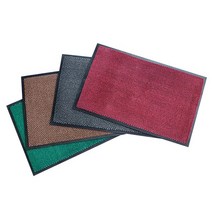 도트 점박이 무지 현관매트 50X80 레드 카페트재질 물빠짐 먼지포집 호텔 로비 출입구 레인매트 발판, 단품