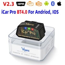 VgateiCar Pro V2.3 vLinker MC V2.2 블루투스 WiFi 자동차 진단 도구 OBD2 스캐너 코드 리더 안드로이드 IOS PK ELM327 V1.5, 아이카 프로 BT 4.0