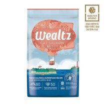 웰츠 캣 연어 고양이 사료, 2.1kg, 1개
