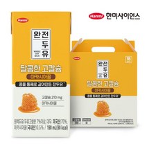 [한미]완전두유 달콤한 고칼슘 아카시아꿀 190ml 16팩, 01_고칼슘 아카시아꿀 두유 190ml 16팩