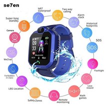 어린이 스마트 워치 2 그램/4 그램 Sim 카드 LBS 추적기 SOS 카메라 휴대 전화 음성 채팅 수학 게임 손전등 아이, GPS, 30cm, H1b