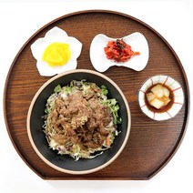 큐스토어 옻칠 나무 반달 우드 트레이 혼밥 플레이팅 홈카페 소품 서빙 쟁반, 내추럴