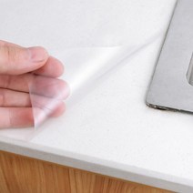 싱크대 상판 투명 필름 주방 타일 얼룩 기름때 기름튐 방지 접착 시트지 1P