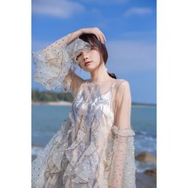 휴양지원피스 신혼여행룩 휴양지룩 동남아 바캉스룩 롱원피스 비치 나시 오프숄더 바캉스 비치웨어 셀프촬영