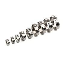 조인트 클램프 파이프 클램프 10 PCS 스테인레스 스틸 304 싱글 이어 호스 구색 키트 5.3-31mm 다중 사양, 26 17.8-21mm