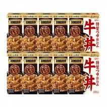[glico] 글리코 DONBURI정 난소화성 덱스트린이 함유된 규동 160g 10개