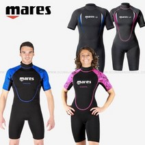 MARES 마레스 만타 튜닉 슈트 SHORTY MANTA, 선택:여성아쿠아핑크(L)