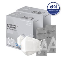 애니가드 황사 방역용 마스크 대형 KF94, 50개입, 2개