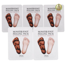 라이브잇 차모스아가시 몬스터 풋 필링팩, 1매입, 75개