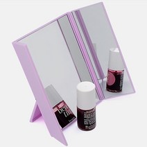 접이식 3면 탁상 거울 각도 조절 삼면 폴딩 미러