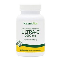 네이쳐스 플러스 서스테인드 릴리즈 울트라 비타민C 2000 mg 60 타블렛, 4병, 60정