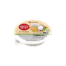 햇반 유기농쌀밥 130g 작은공기 백미밥, 11개