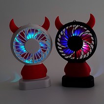 깨비 휴대용 선풍기 붉은악마 손풍기, 블랙