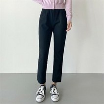 셀러허브 여성패션 [오노마] ONM 편한 키커보이는 핏좋은 슬림 스판 일자 팬츠 바지