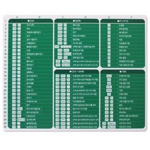 엑셀단축키 마우스패드 신학기선물 판촉물 행사 노트북 마우스 패드