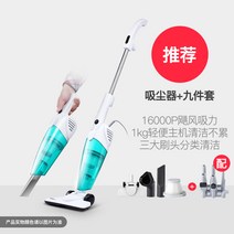 DEERMA 가정용 소형 저소음 유선 진공청소기 DX118C 집들이선물 가성비 실용적 파워, 업그레이드블루세트
