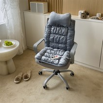 YAMAGA 동계전기방석 온열방석 의자 온열매트 의자등받이 보온 발열 방석, 얼음 물 블루, 48*48*48cm