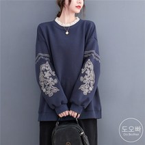 도오빠 여성 긴팔 티셔츠 꽃무늬 맨투맨 자수 긴팔티 무지 프릴 레이스 여자긴팔티