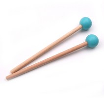 텅 드럼 패드 21cm 길이 1 쌍 텅드럼 스틱 실로폰 마림바 타악기 전문 말렛, 02 185 x26 x26mm