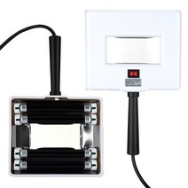 부품 스킨 UV 분석기 우드 램프 자외선 페이셜 테스트 장비 스파 살롱 안료 감지 피부 진단 도구, 01 white_01 EU Plug 220V, [01] white