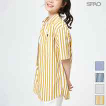 스파오 SPAO 리조트 자수포인트 ST 반팔셔츠_SPYS926C40