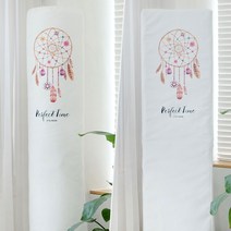 린넨 삼성 무풍 엘지 휘센 듀얼 발뮤다 스탠드 벽걸이 에어컨 선풍기 커버 보관 덮개, 에어컨커버스탠드형_드림캐쳐