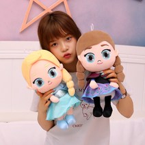 BAZA 겨울왕국 안나 엘사 인형 2종 30-70cm, 2번, 40cm