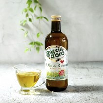 가보트레이닝 고챠도로 현미유100% 1L 미강 오일 감마오레자놀 쌀 눈 겨 튀김 고기 생선 구이 마리네이드 무침 볶음 고온 요리 샐러드 드레싱 이탈리아최고의 오일명가 최고급현미오일, 1병
