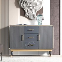 콘솔수납장 슬림 폭좁은 복도 에메랄드 콘솔 장식장, 그레이블루120x40x85cm