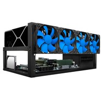 Kingwin 비트코인 채굴 리그 케이스 6 GPU 채굴 프레임 포함 - 전문.. 정품보장