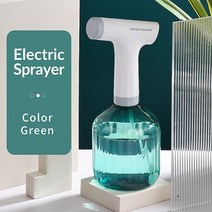 전기 식물 스프레이 병 자동 급수 분무기 USB 충전 원예 도구 휴대용 정원, 03 Green