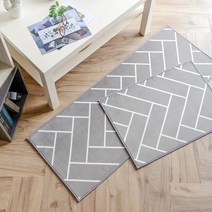 이니띠움 글로우 헤링본 발주방 매트, 발매트(50*70)/블랙