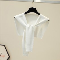 가디건 머플러 페이크 어깨숄 니트 레이어드 봄 가을