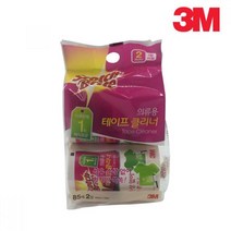 3M 검은옷n털 먼지제거 테이프클리너 리필 2개 먼지털이 의류청소 바닥먼지