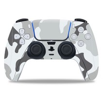 스티커 PS5 컨트롤러 전용 카모플라쥬 데칼 스킨 게임 패드 조이스틱 Voor 플레이스테이션 5 액세서리