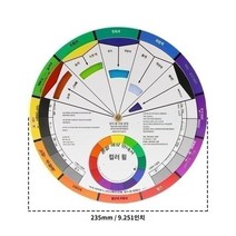 색상표 컬러가이드 조색표 컬러차트 디자인 컬러 라운드, B